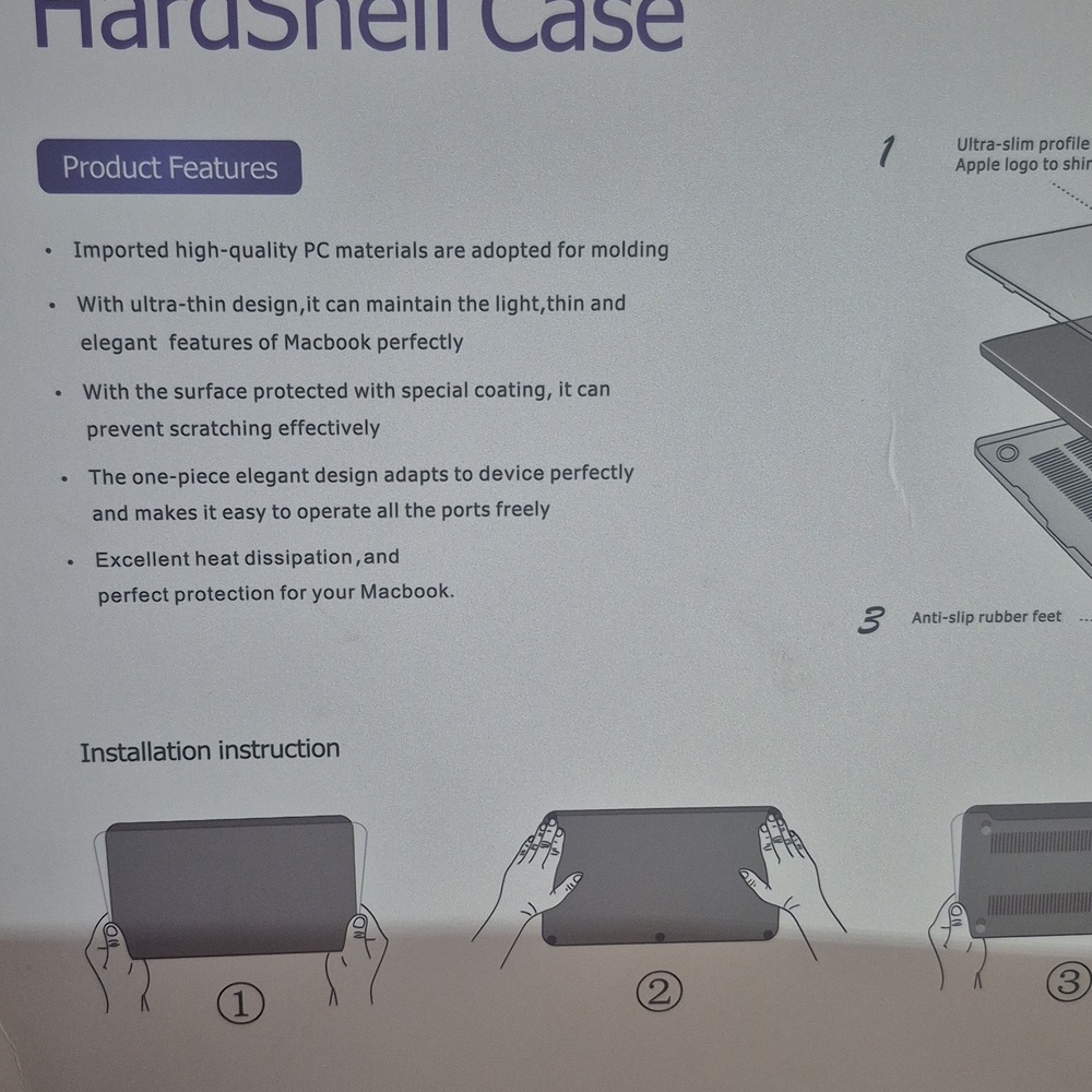 HardShell Case For Macbook - Picture 4 of 6